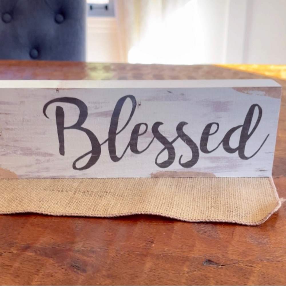 SOLD — Farmhouse Sign BLESSED